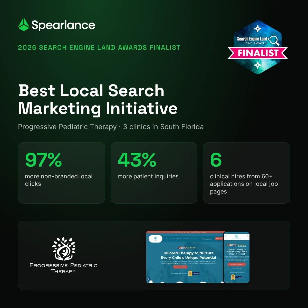 Spearlance Named a Finalist in the 2026 Search Engine Land Awards