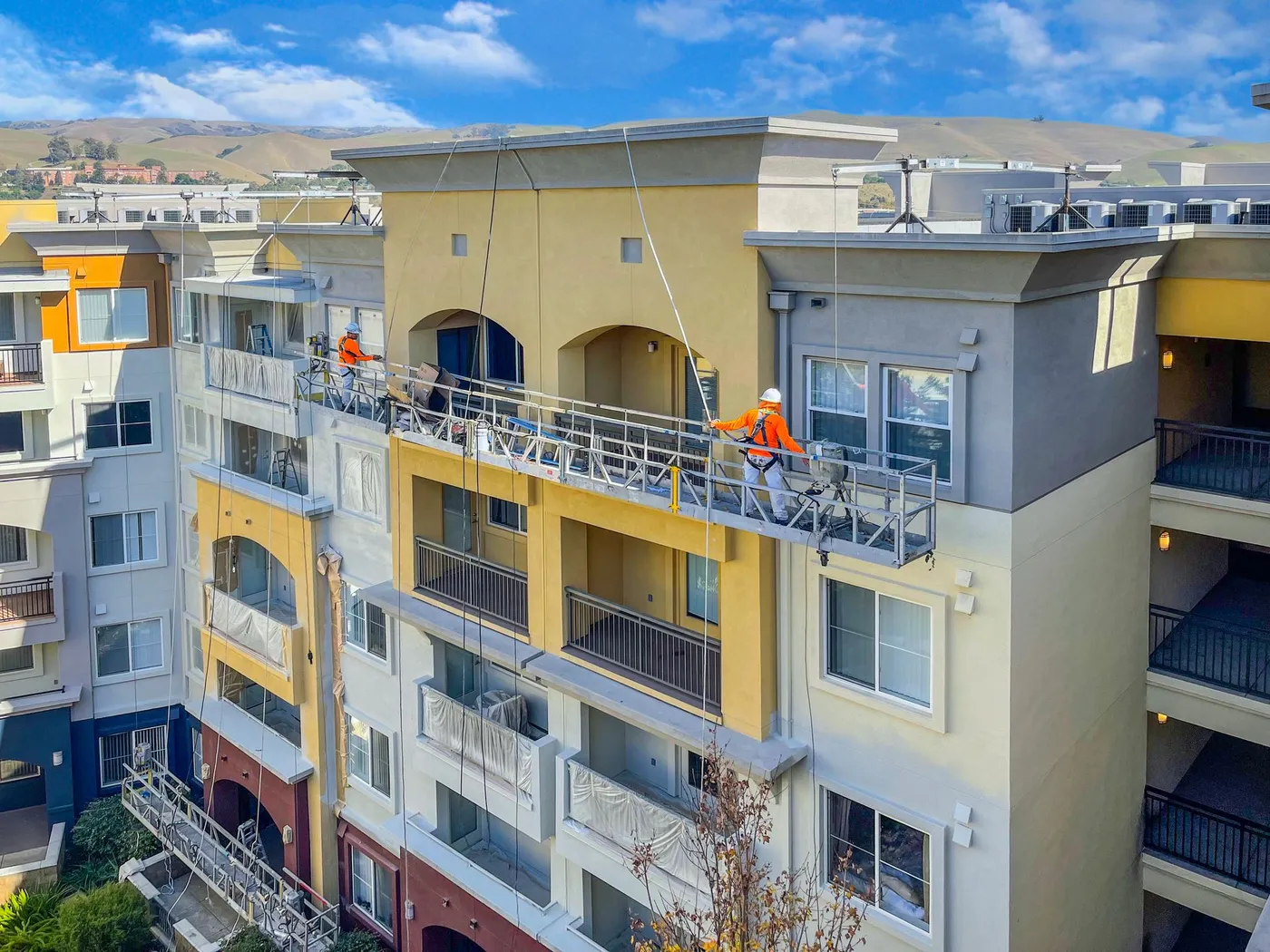 EmpireWorks crew restoring a multifamily building